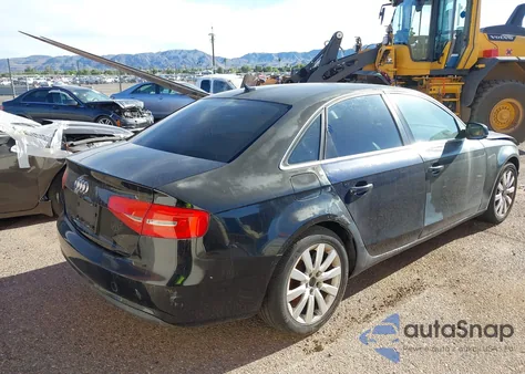 2013 Audi A4 2.0T Premium z USA, uszkodzony, nr VIN WAUAFAFLXDA167327